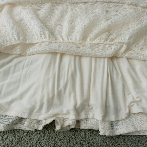 NWT Anthropologie Maeve Ivory A-Line Lace Lined Dress - Picture 7 of 9